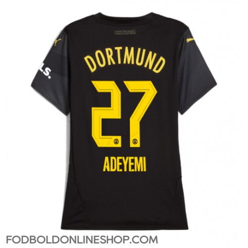 Borussia Dortmund Karim Adeyemi #27 Udebanetrøje Dame 2024-25 Kortærmet